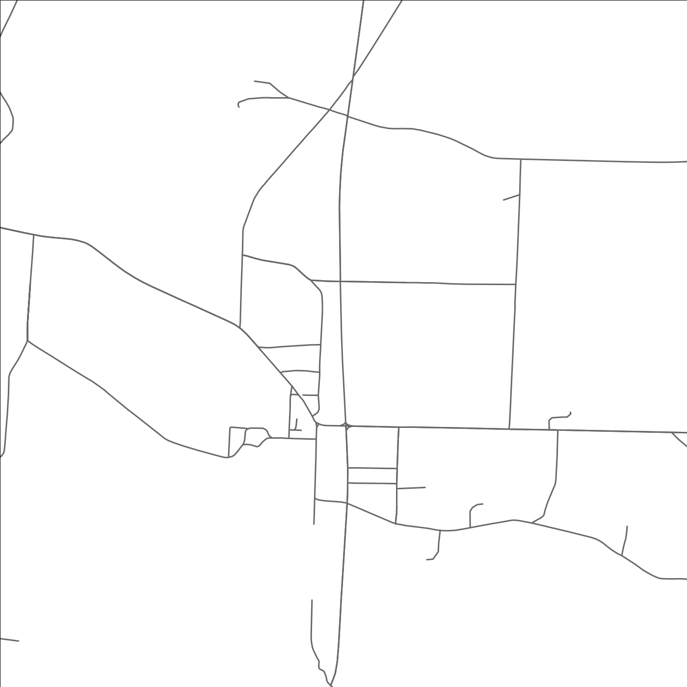 ROAD MAP OF MILLEDGEVILLE, TENNESSEE BY MAPBAKES