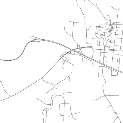 ROAD MAP OF MONTEAGLE, TENNESSEE BY MAPBAKES