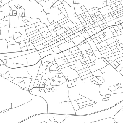 ROAD MAP OF MORRISTOWN, TENNESSEE BY MAPBAKES