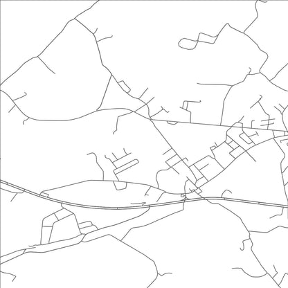 ROAD MAP OF MOSHEIM, TENNESSEE BY MAPBAKES