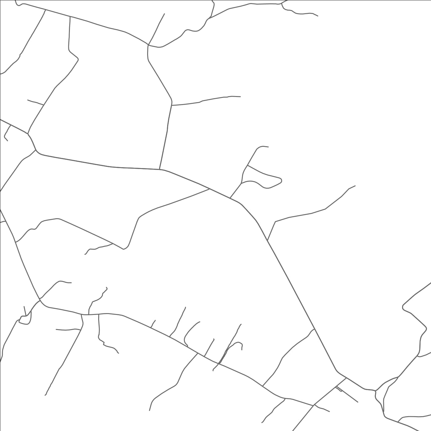 ROAD MAP OF MOWBRAY MOUNTAIN, TENNESSEE BY MAPBAKES