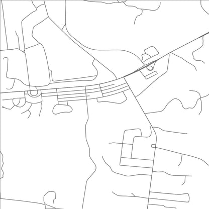 ROAD MAP OF NEW JOHNSONVILLE, TENNESSEE BY MAPBAKES