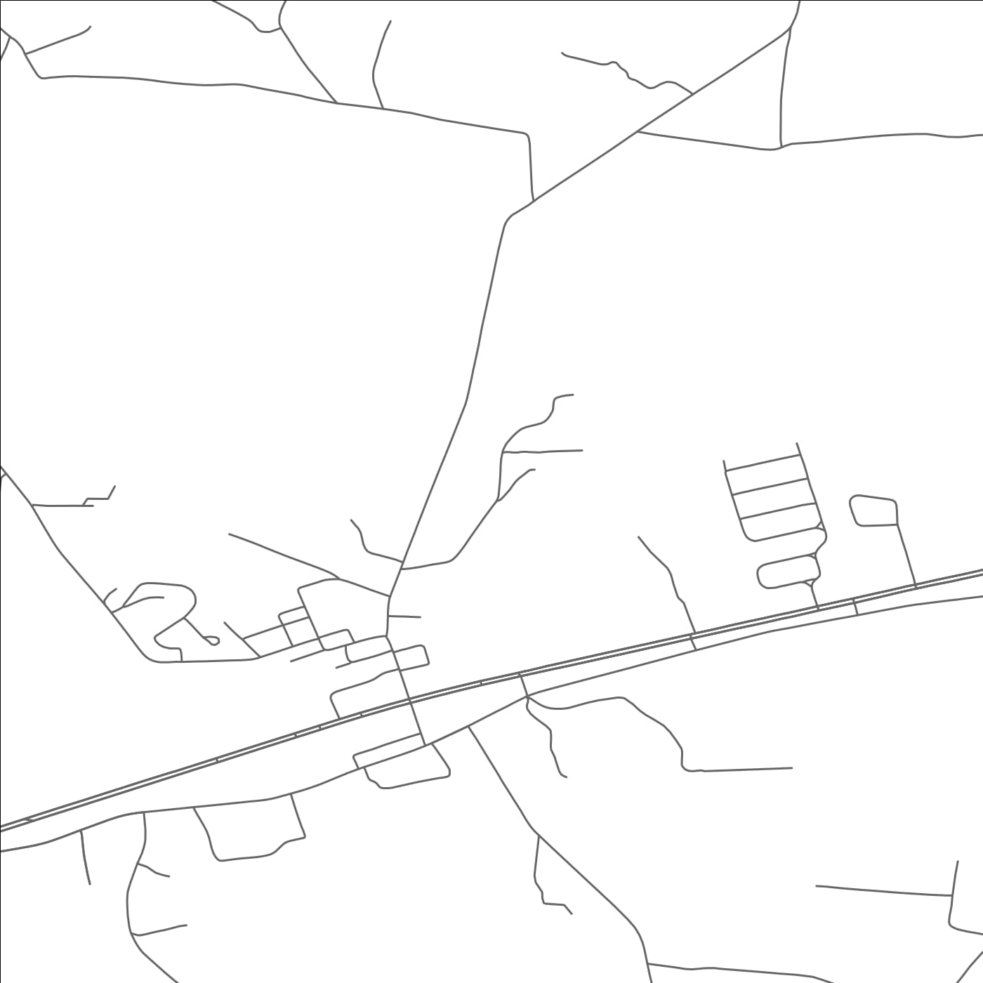 ROAD MAP OF NEW MARKET, TENNESSEE BY MAPBAKES