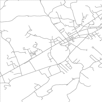 ROAD MAP OF NEW TAZEWELL, TENNESSEE BY MAPBAKES