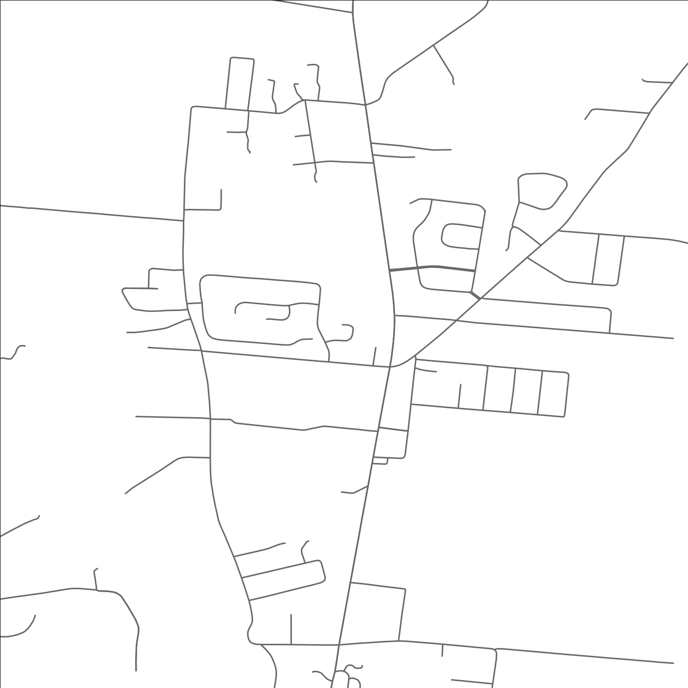 ROAD MAP OF NEW UNION, TENNESSEE BY MAPBAKES