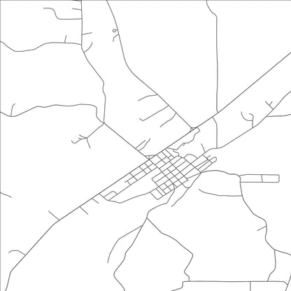 ROAD MAP OF NIOTA, TENNESSEE BY MAPBAKES