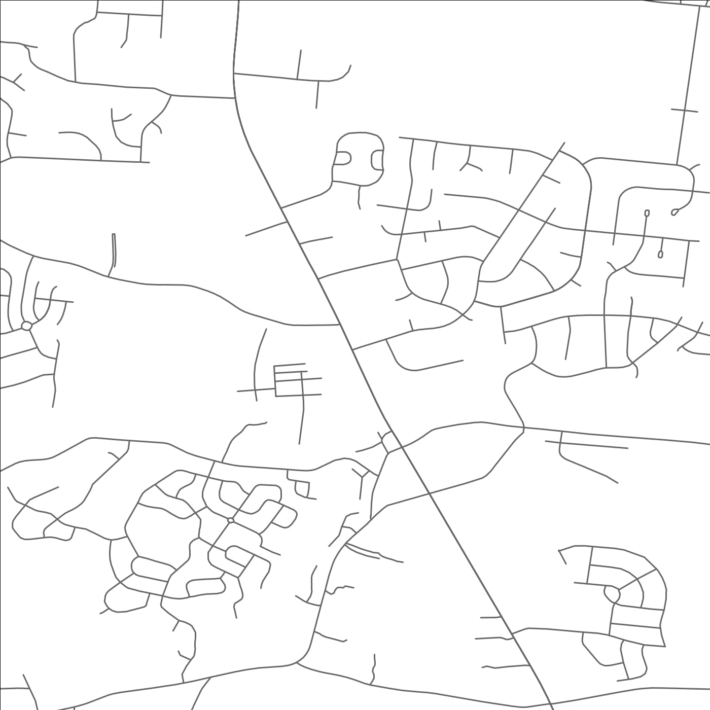 ROAD MAP OF NOLENSVILLE, TENNESSEE BY MAPBAKES