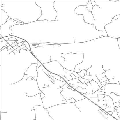 ROAD MAP OF OLIVER SPRINGS, TENNESSEE BY MAPBAKES