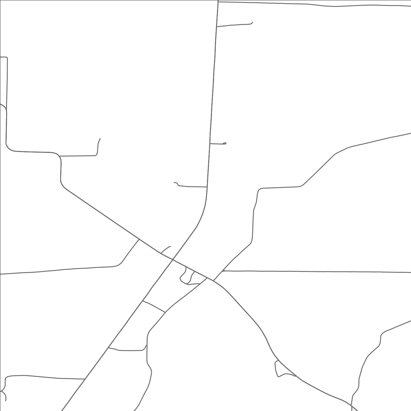 ROAD MAP OF PALMERSVILLE, TENNESSEE BY MAPBAKES