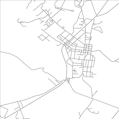 ROAD MAP OF PIKEVILLE, TENNESSEE BY MAPBAKES