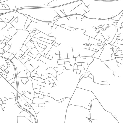 ROAD MAP OF PINE CREST, TENNESSEE BY MAPBAKES