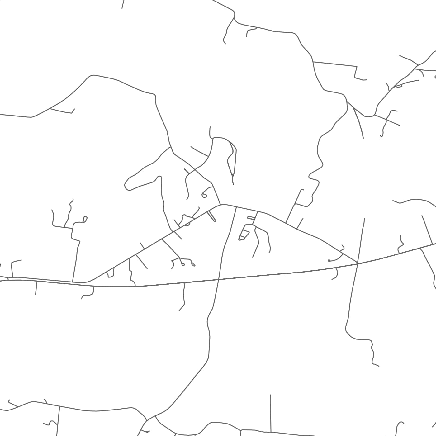 ROAD MAP OF PLEASANT HILL, TENNESSEE BY MAPBAKES