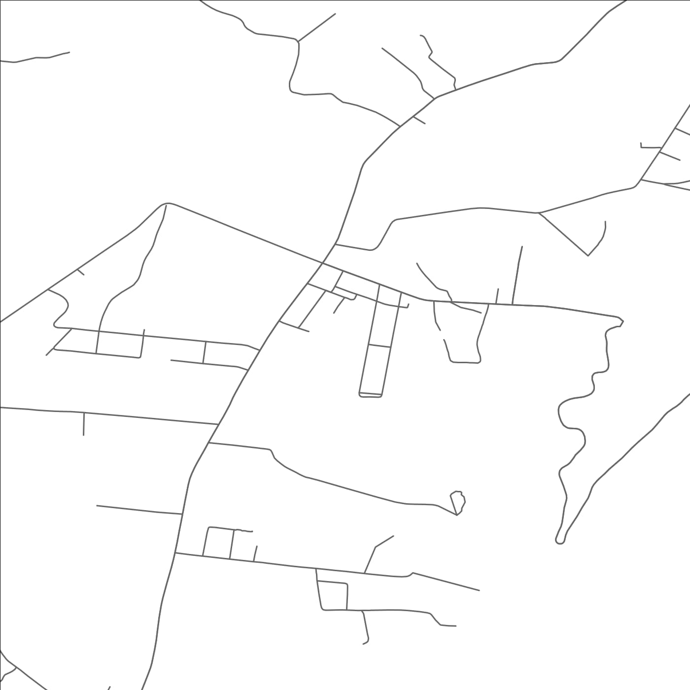 ROAD MAP OF POWELLS CROSSROADS, TENNESSEE BY MAPBAKES