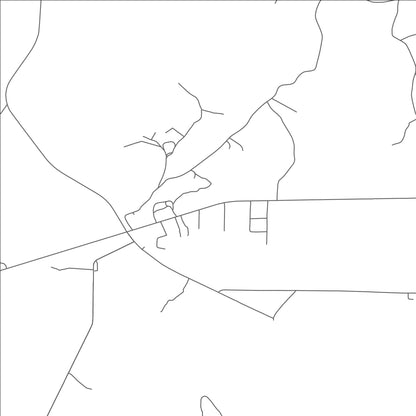 ROAD MAP OF RAMER, TENNESSEE BY MAPBAKES