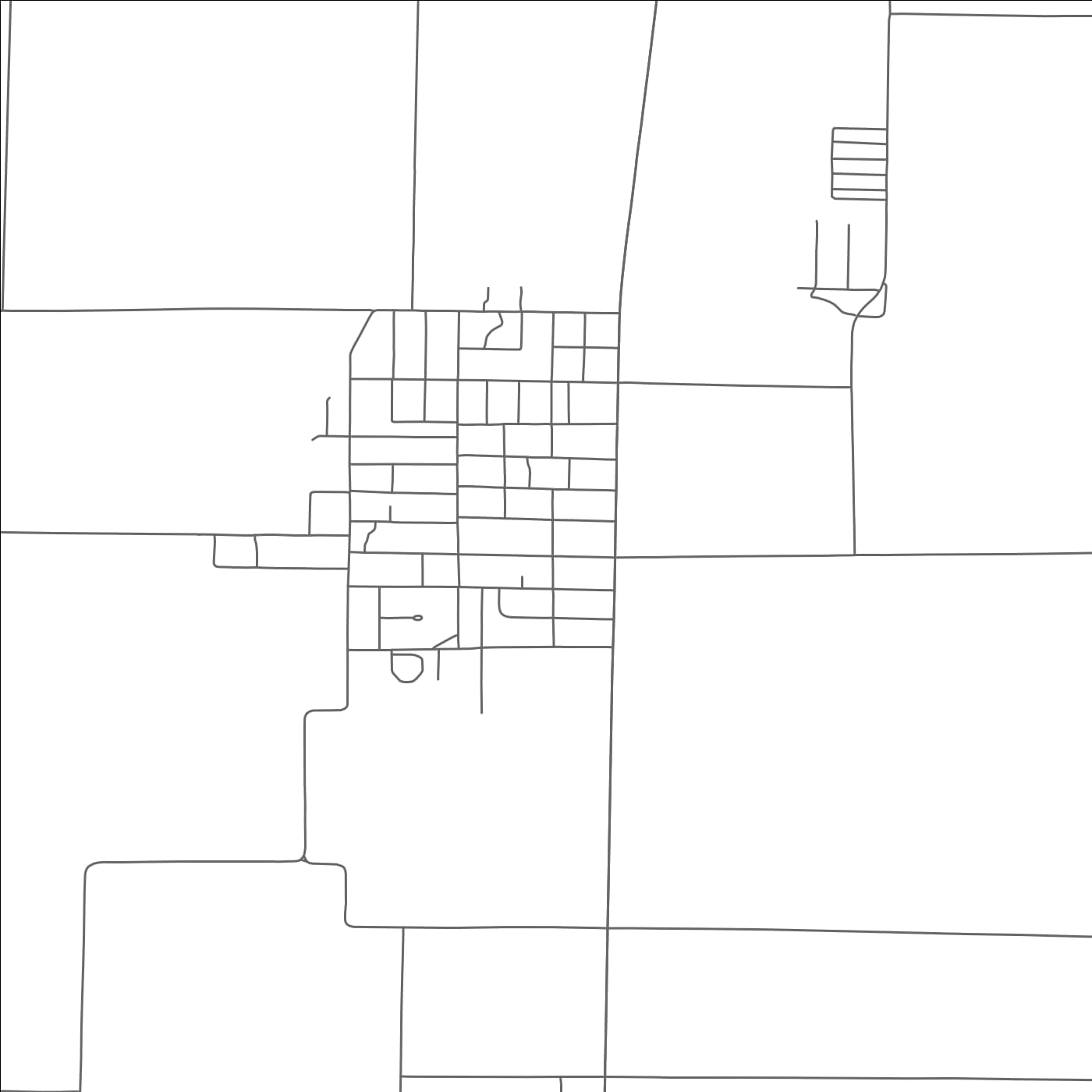 ROAD MAP OF RIDGELY, TENNESSEE BY MAPBAKES