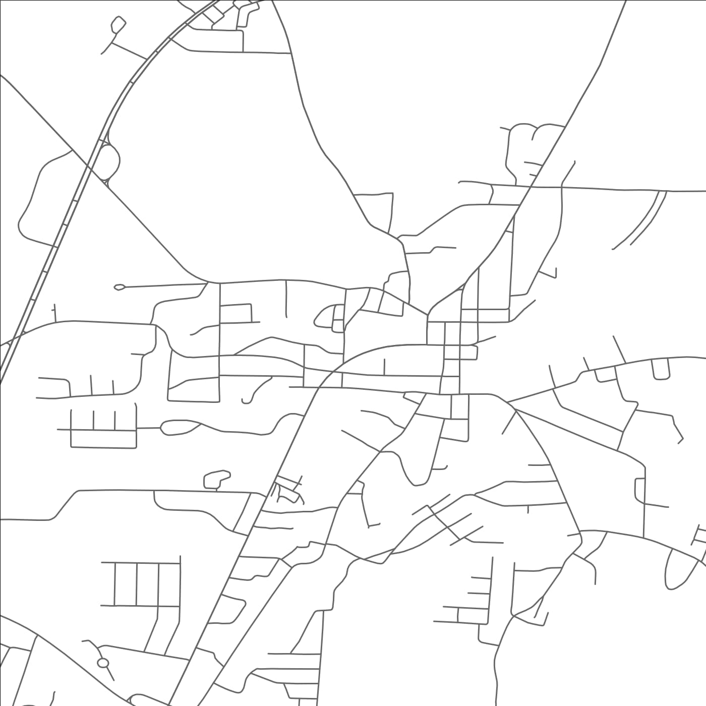 ROAD MAP OF RIPLEY, TENNESSEE BY MAPBAKES