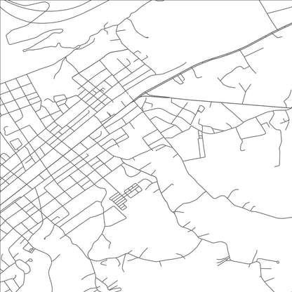 ROAD MAP OF ROCKWOOD, TENNESSEE BY MAPBAKES