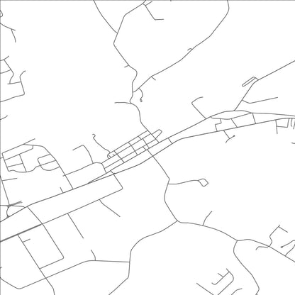 ROAD MAP OF RUSSELLVILLE, TENNESSEE BY MAPBAKES