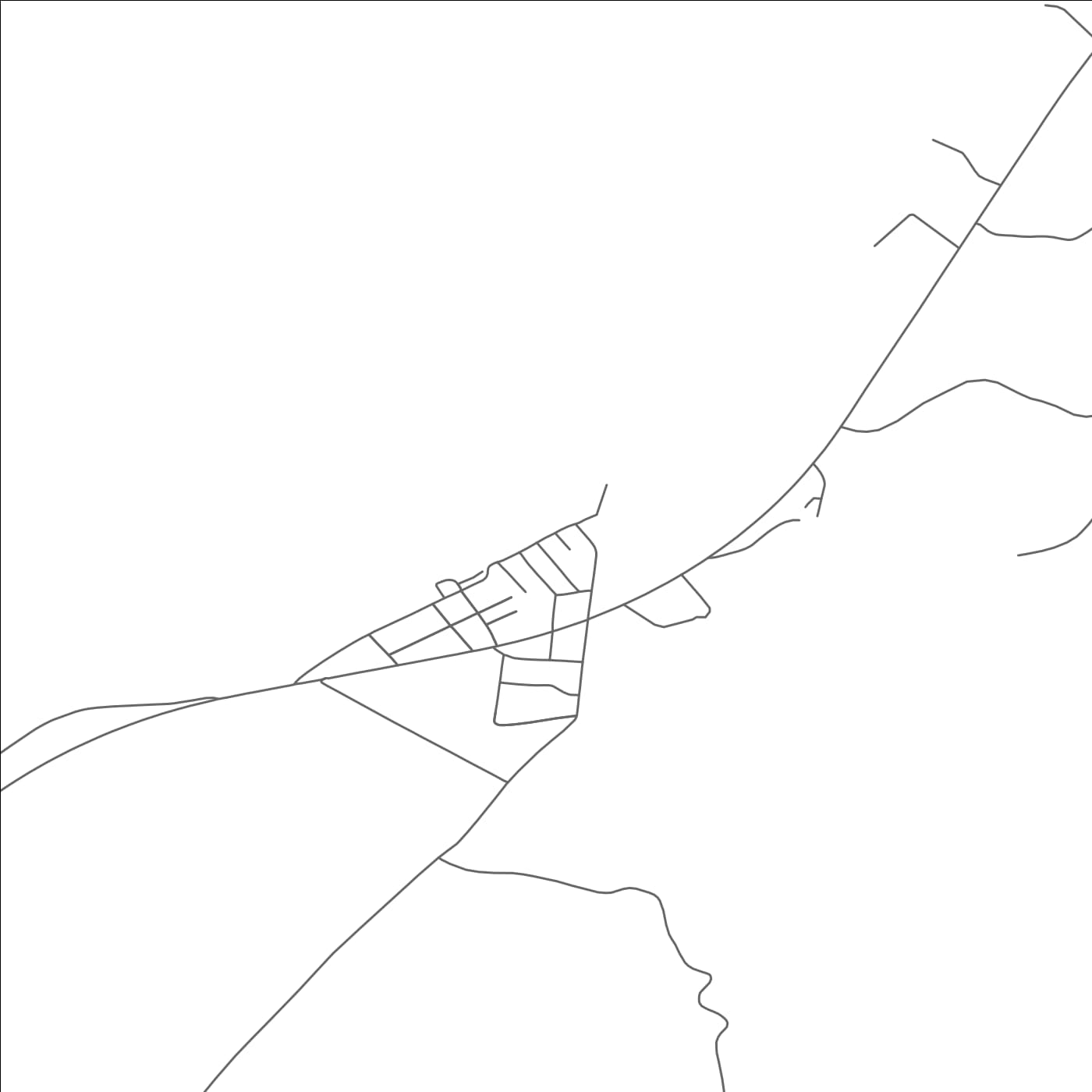 ROAD MAP OF SAMBURG, TENNESSEE BY MAPBAKES