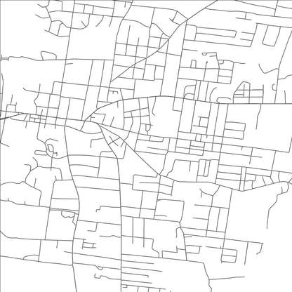 ROAD MAP OF SAVANNAH, TENNESSEE BY MAPBAKES