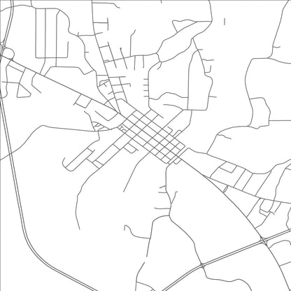 ROAD MAP OF SELMER, TENNESSEE BY MAPBAKES