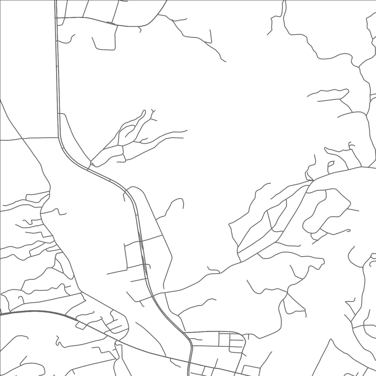 ROAD MAP OF SEVIERVILLE, TENNESSEE BY MAPBAKES