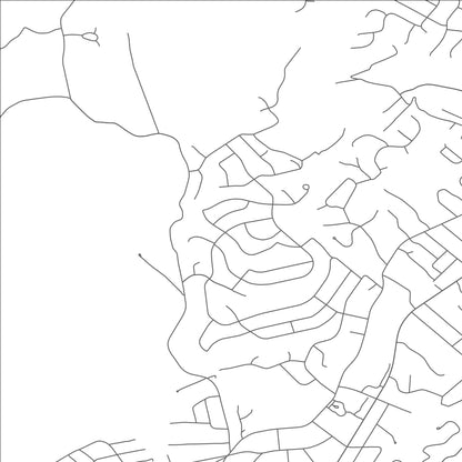 ROAD MAP OF SIGNAL MOUNTAIN, TENNESSEE BY MAPBAKES