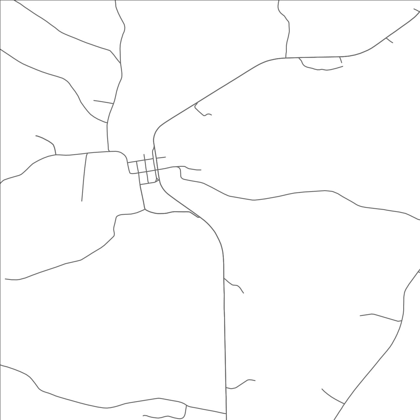 ROAD MAP OF SLAYDEN, TENNESSEE BY MAPBAKES