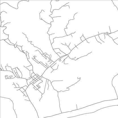 ROAD MAP OF SNEEDVILLE, TENNESSEE BY MAPBAKES