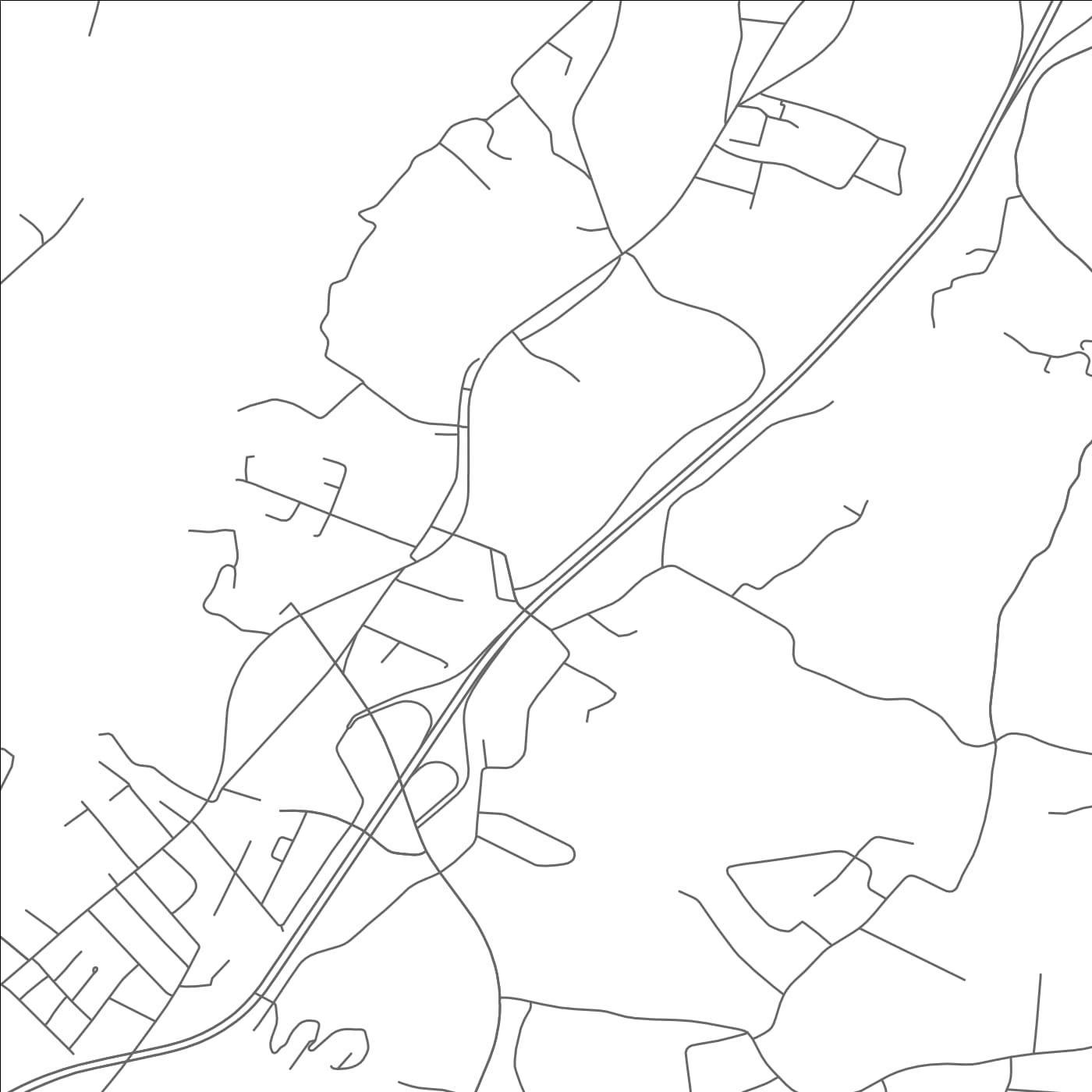 ROAD MAP OF SODDY-DAISY, TENNESSEE BY MAPBAKES