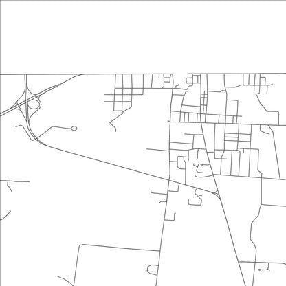 ROAD MAP OF SOUTH FULTON, TENNESSEE BY MAPBAKES