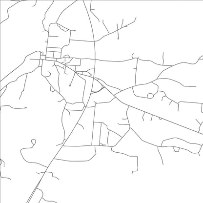 ROAD MAP OF SPENCER, TENNESSEE BY MAPBAKES