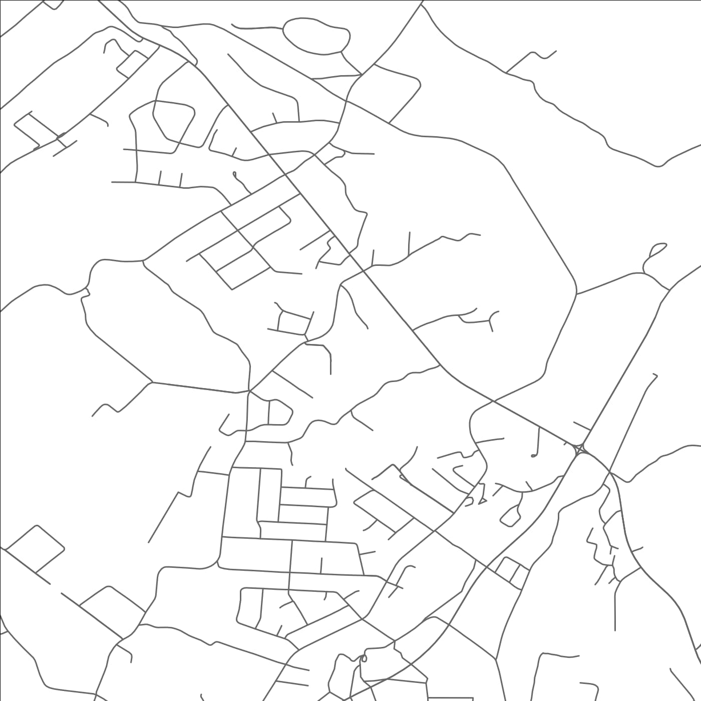 ROAD MAP OF SPURGEON, TENNESSEE BY MAPBAKES