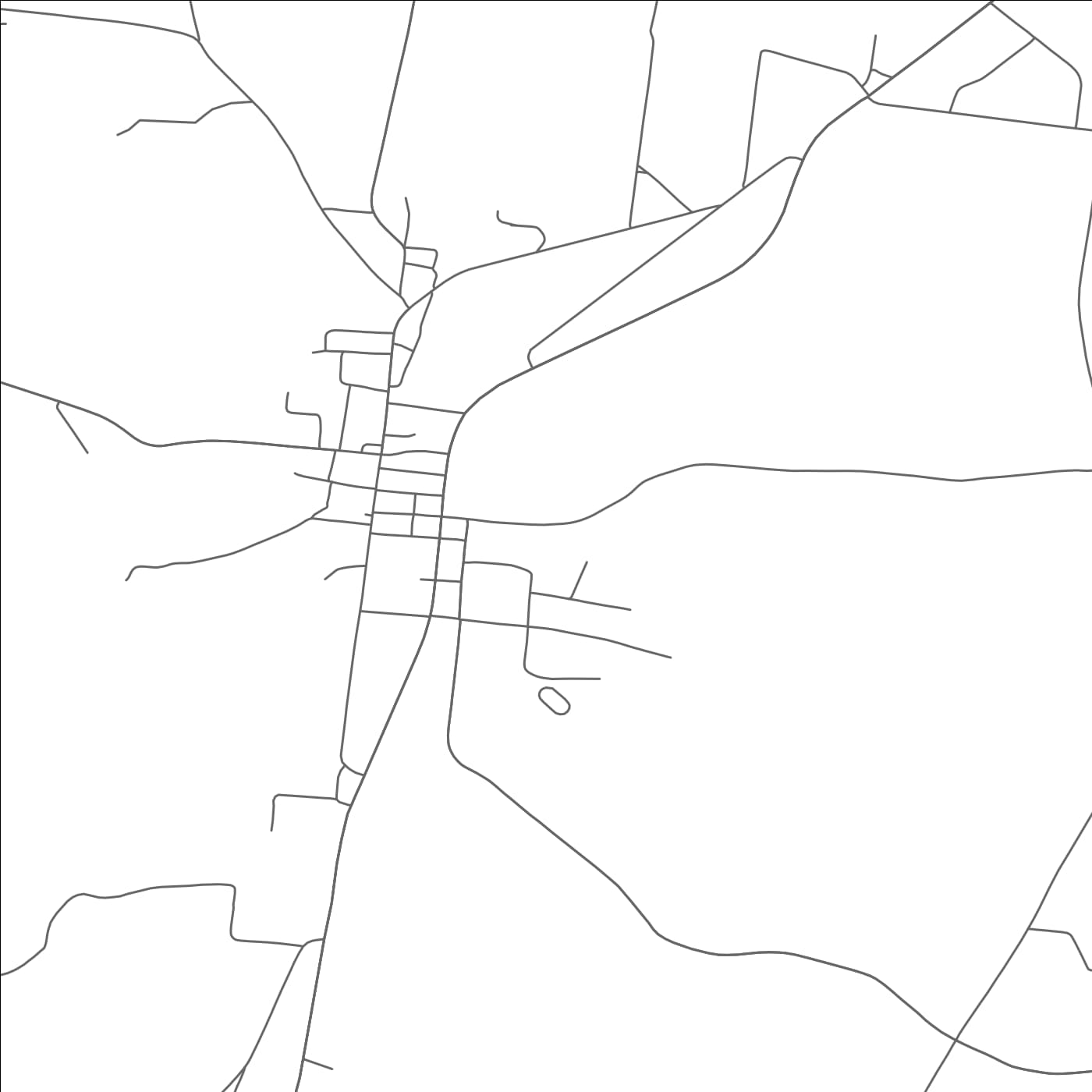 ROAD MAP OF ST. JOSEPH, TENNESSEE BY MAPBAKES