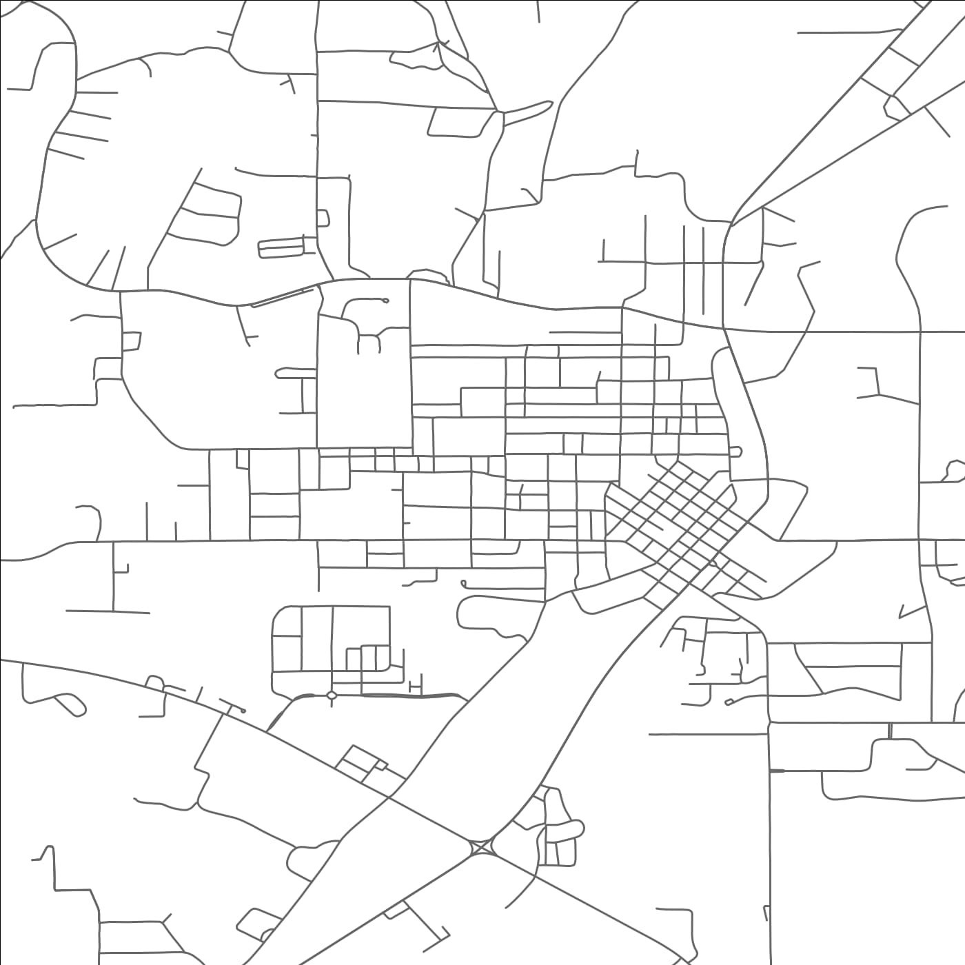 ROAD MAP OF SWEETWATER, TENNESSEE BY MAPBAKES