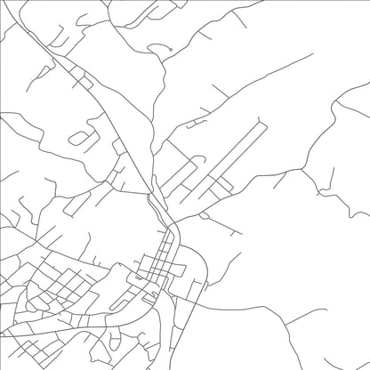 ROAD MAP OF TAZEWELL, TENNESSEE BY MAPBAKES