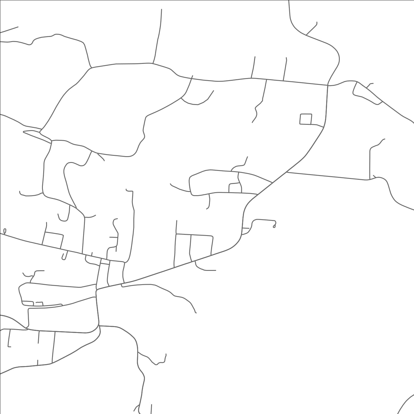 ROAD MAP OF TENNESSEE RIDGE, TENNESSEE BY MAPBAKES