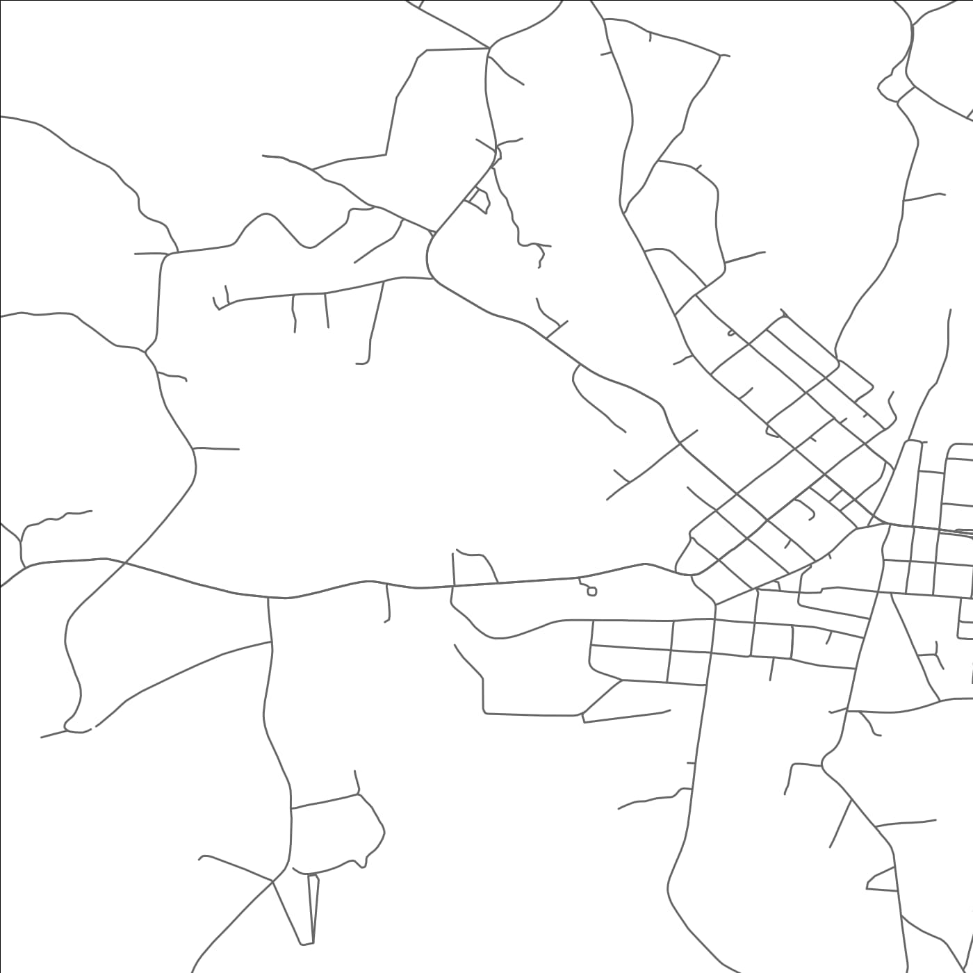 ROAD MAP OF TRACY CITY, TENNESSEE BY MAPBAKES