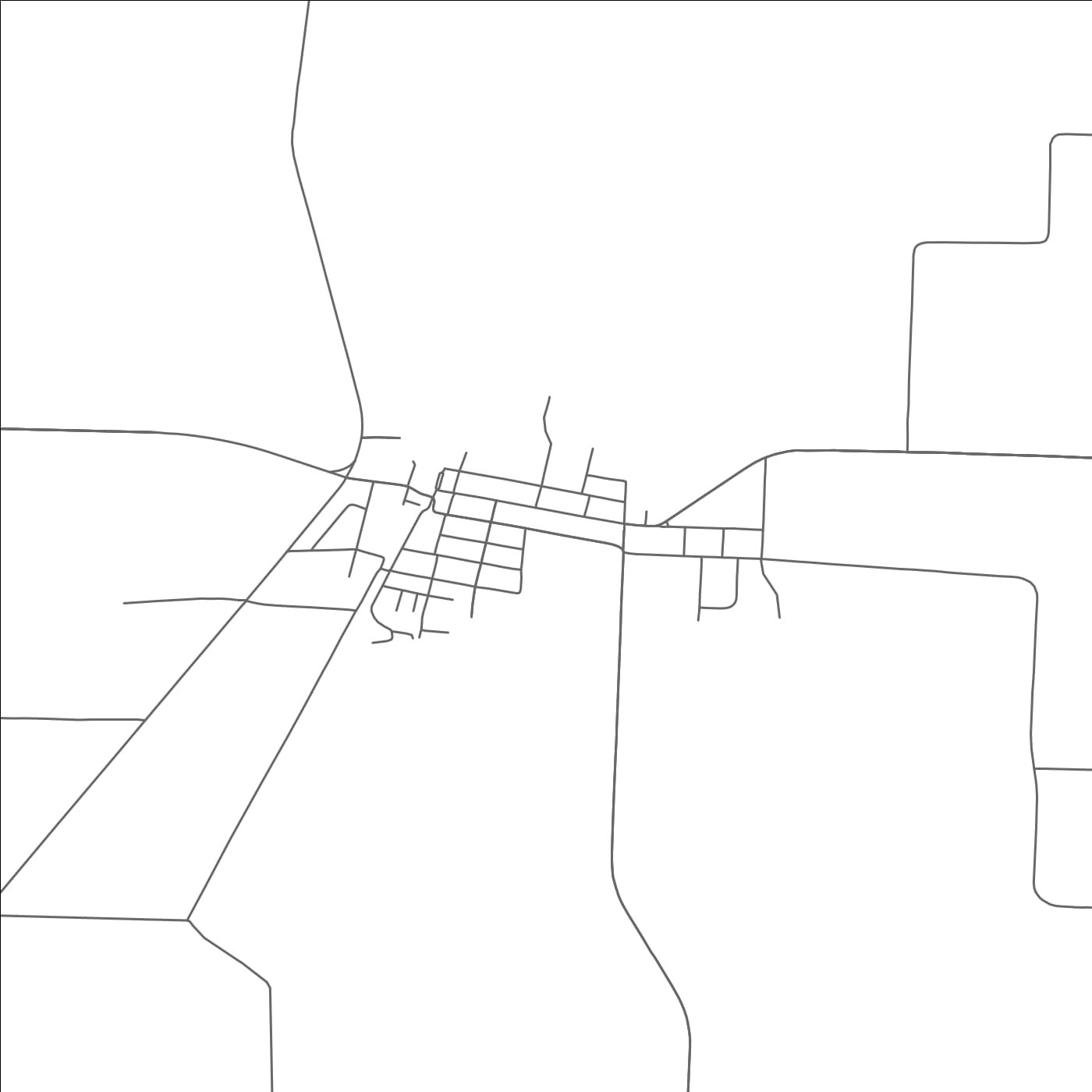 ROAD MAP OF TRIMBLE, TENNESSEE BY MAPBAKES