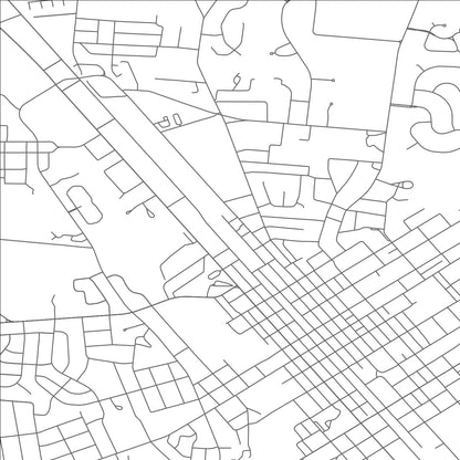 ROAD MAP OF TULLAHOMA, TENNESSEE BY MAPBAKES