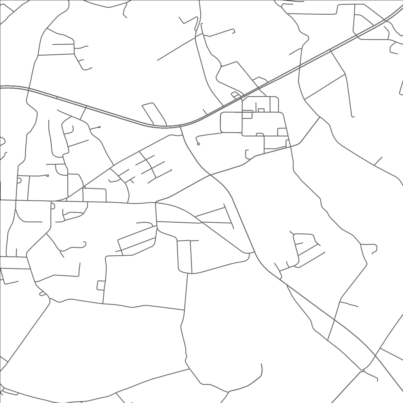 ROAD MAP OF TUSCULUM, TENNESSEE BY MAPBAKES