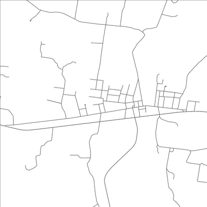 ROAD MAP OF WATERTOWN, TENNESSEE BY MAPBAKES