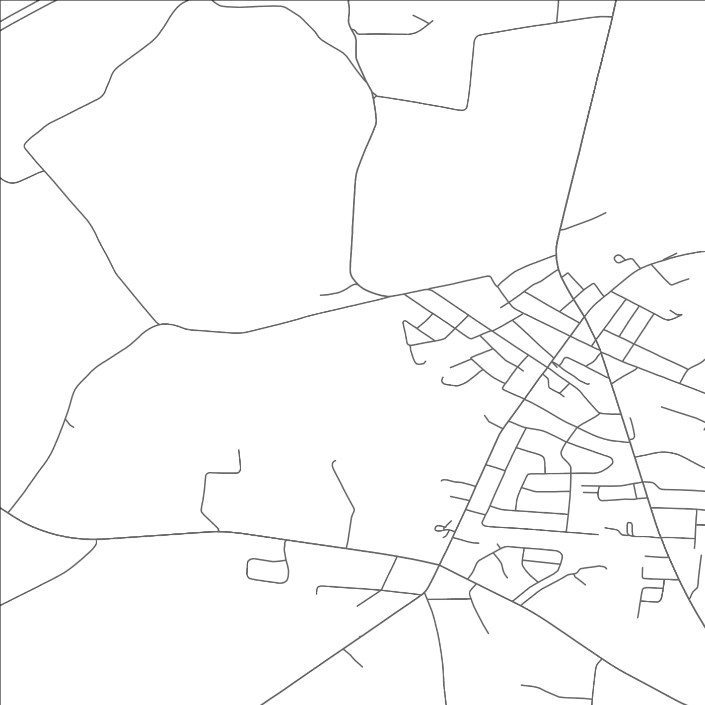 ROAD MAP OF WHITE PINE, TENNESSEE BY MAPBAKES