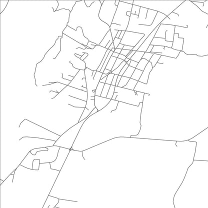 ROAD MAP OF WHITWELL, TENNESSEE BY MAPBAKES