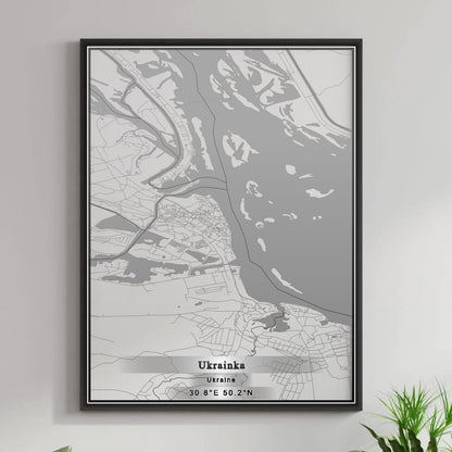 ROAD MAP OF UKRAINKA, UKRAINE BY MAPBAKES