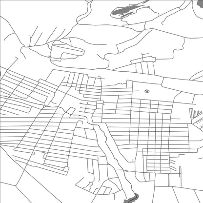 ROAD MAP OF AMVROSIIVKA, UKRAINE BY MAPBAKES