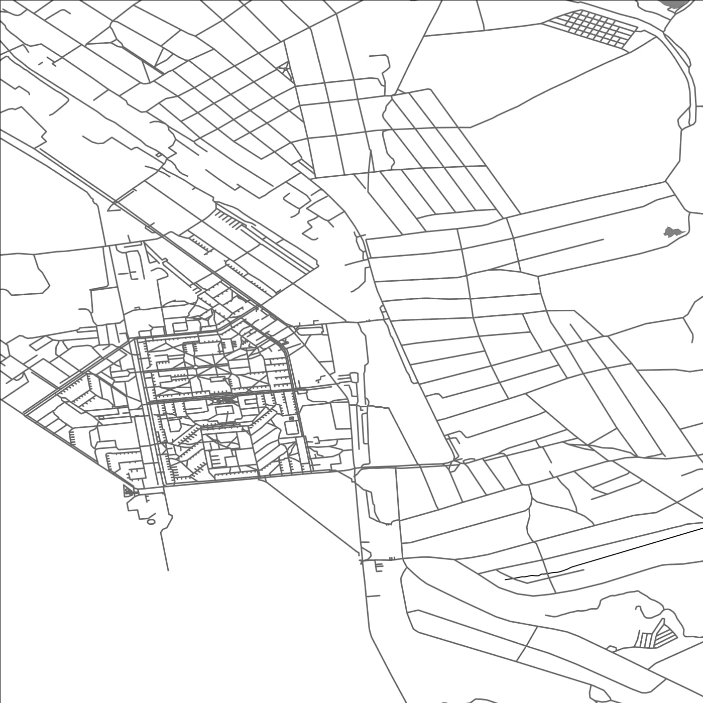 ROAD MAP OF AVDIIVKA, UKRAINE BY MAPBAKES