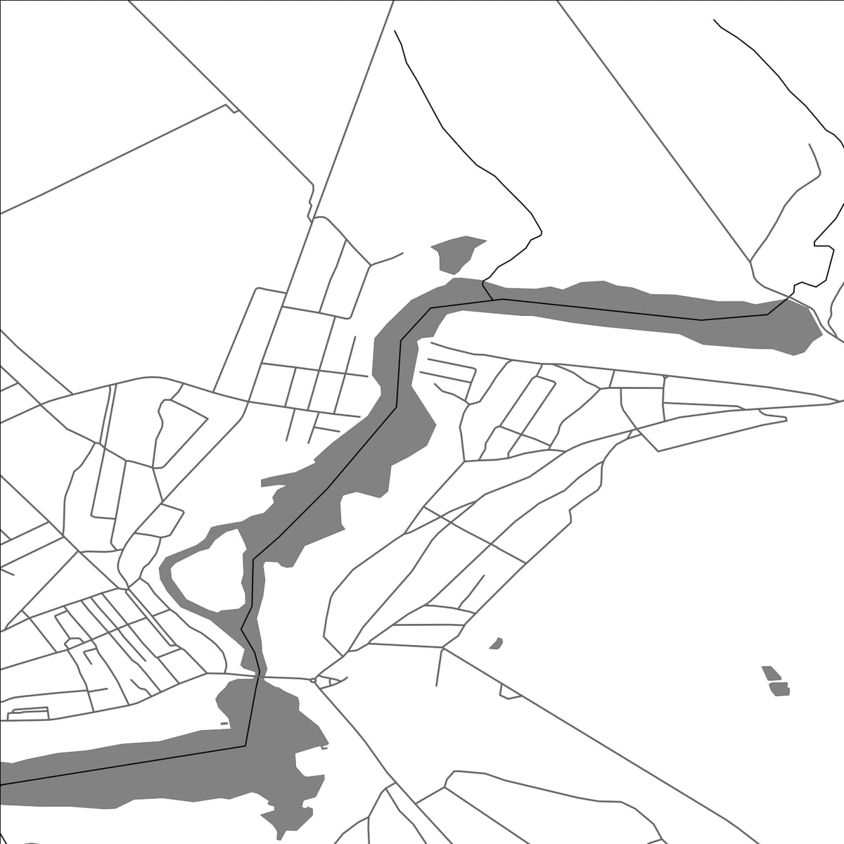 ROAD MAP OF BERSHAD, UKRAINE BY MAPBAKES
