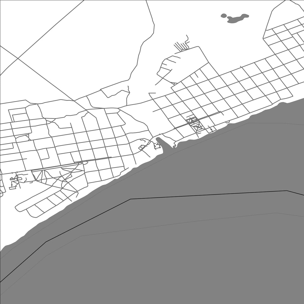 ROAD MAP OF BERYSLAV, UKRAINE BY MAPBAKES
