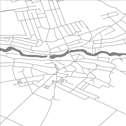 ROAD MAP OF BOBROVYTSIA, UKRAINE BY MAPBAKES